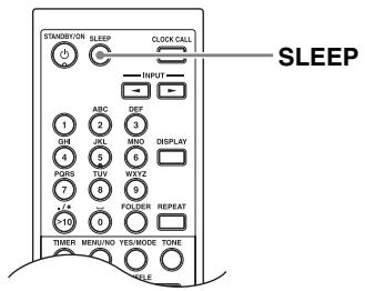 ONKYO CR-535 - Using the Sleep Timer - 1