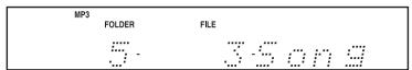 ONKYO CR-535 - To access the files inside the folder, press the [FOLDER] button. - 2