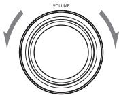 ONKYO CR-535 - Adjusting the Volume - 1