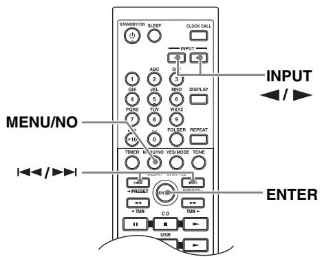 ONKYO CR-535 - Changing the Input Display - 1