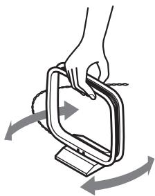 ONKYO CR-535 - Adjusting the AM antenna - 1