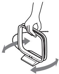 ONKYO CR-545 - Adjusting the AM antenna - 1