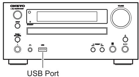 ONKYO CR-545 - Playing Music Files on a USB Flash Drive - 2