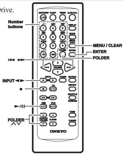 ONKYO CR-545 - Playing Music Files on a USB Flash Drive - 1