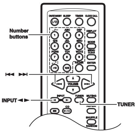 ONKYO CR-545 - Selecting Preset Stations - 1