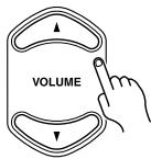 ONKYO CR-715DAB - Adjusting the Volume - 2