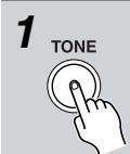 ONKYO CR-715DAB - Adjusting the Bass and Treble - 1