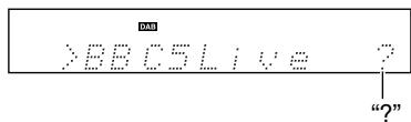 ONKYO CR-715DAB - Use the Tuning [TUN]/[TUN] buttons to select the DAB stations. - 4