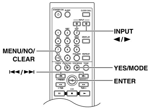 ONKYO CR-715DAB - Changing the Input Display - 1