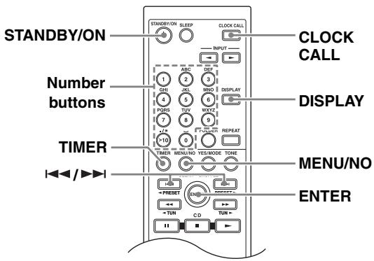 ONKYO CR-725 - Setting the Clock Manually - 1