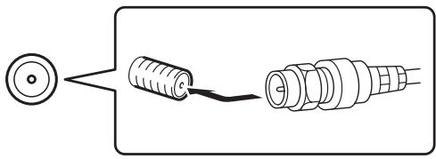 ONKYO CR-725 - Screw the supplied DAB antenna's plug onto the DAB ANTENNA jack. - 1