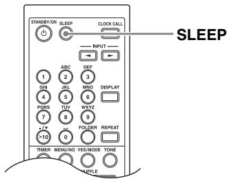 ONKYO CR-725 - Using the Sleep Timer - 1