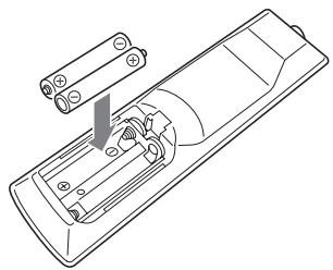 ONKYO CR-725 - Installing the Batteries - 2