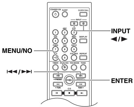 ONKYO CR-725 - Changing the Input Display - 1