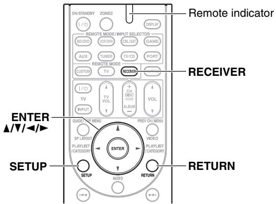 ONKYO HT-S5300 - Common Procedures in Setup Menu - 1