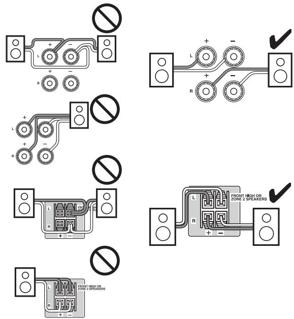 ONKYO HT-S5300 - Speaker Connection Precautions - 9