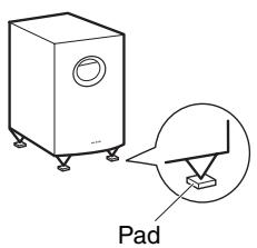 ONKYO HT-S6300 - Using the Floor Pads for Subwoofer - 1