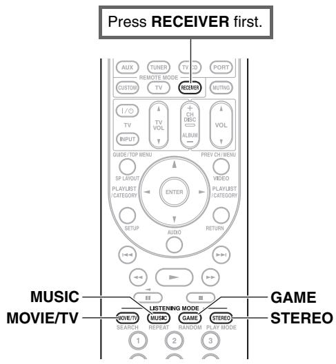 ONKYO HT-S6300 - Listening Mode Buttons - 1