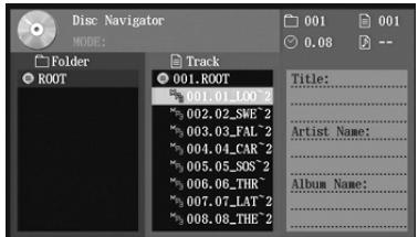 ONKYO HTC-V10X - Use the / buttons to select a folder, and press the ENTER button - 1