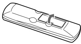 ONKYO HTC-V10X - Inserting the batteries - 1