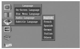 ONKYO HTC-V10X - Audio Language - 1
