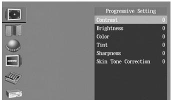 ONKYO HTC-V10X - Progressive video settings - 1
