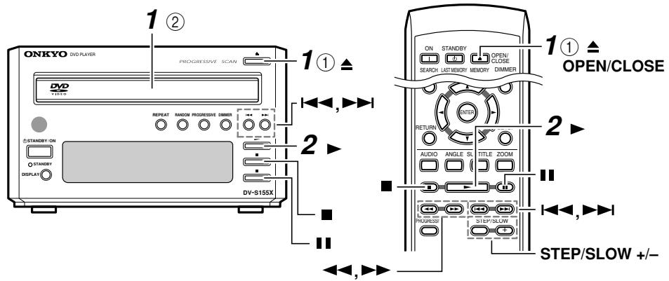 ONKYO HTC-V10X - Playing a CD or video CD - 1