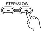ONKYO HTC-V10X - During playback, press the STEP/SLOW+ button on the remote - 1