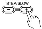 ONKYO HTC-V10X - While paused, press the STEP/SLOW+ button on the remote. - 1