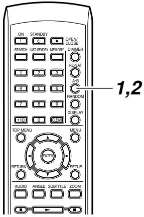 ONKYO HTC-V10X - Repeatedly playing a selected segment (A-B Repeat Playback) - 1