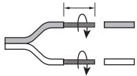 ONKYO PA-MC5500 - Connecting the Speaker Cables - 1
