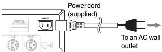 ONKYO PA-MC5500 - ⑧ AC INLET - 1