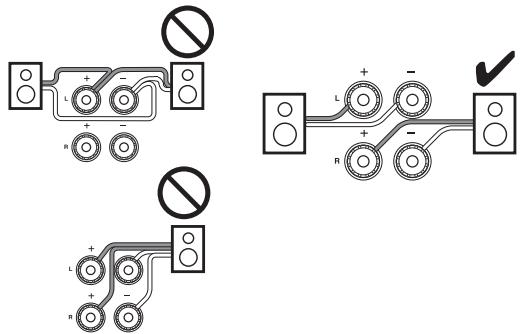 ONKYO PA-MC5500 - Speaker Connection Precautions - 2