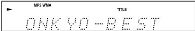 ONKYO PHA-1045 - Displaying MP3/WMA/AAC Information - 6