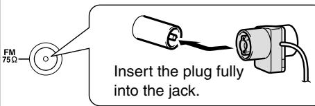 ONKYO PHA-1045 - Connecting the Indoor FM Antenna - 1