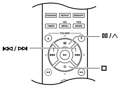 ONKYO PHA-1045 - Selecting Files in Navigation Mode - 1