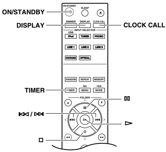 ONKYO PHA-1045 - Setting the Clock Manually - 1
