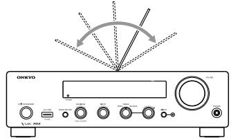 ONKYO PHA-1045 - Adjusting and installing the antenna - 1