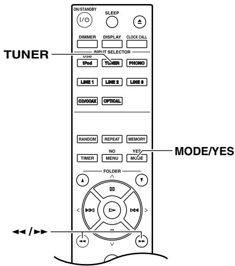 ONKYO PHA-1045 - Tuning into FM/AM Radio Stations - 1