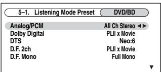 ONKYO PR-SC5507 - Use the Up and Down [] / [] buttons to select the input source that you want to set, and then press [ENTER]. - 1