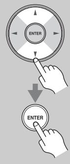ONKYO PR-SC5507 - Press the [RECEIVER] button followed by the [SETUP] button. - 1