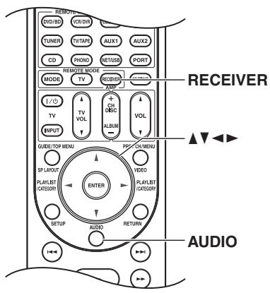ONKYO PR-SC5507 - Using the Audio Settings - 1