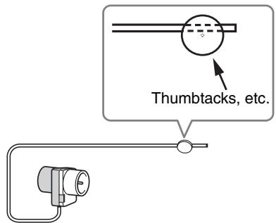ONKYO PR-SC5507 - Use thumbtacks or something similar to fix the FM antenna into position. - 1