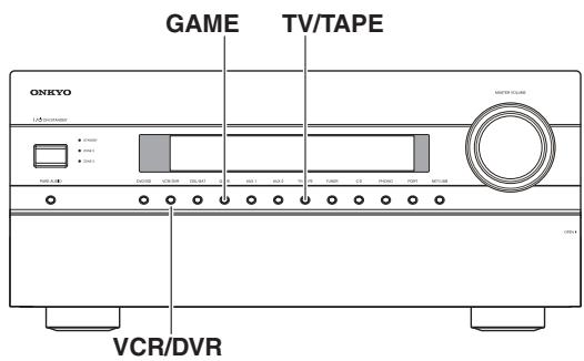 ONKYO PR-SC5507 - Changing the Input Display - 1