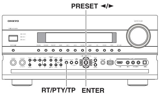 ONKYO PR-SC5507 - Finding Stations by Type (PTY) - 1