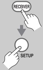 ONKYO PR-SC5507 - Using the Display to change the settings - 1