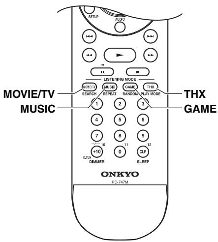 ONKYO PR-SC5507 - [THX] button - 1