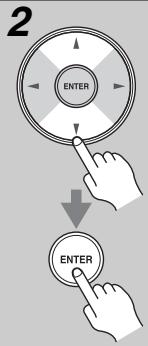 ONKYO PR-SC5507 - Press the [RECEIVER] button followed by the [SETUP] button. - 1