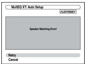 ONKYO PR-SC5507 - Speaker Matching Error! - 1