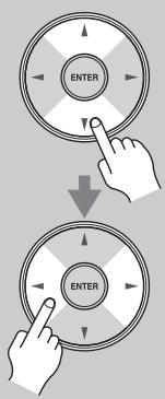 ONKYO PR-SC5507 - Use the Up and Down [A]/[V] buttons to select "3. Component Video Input", and then press [ENTER]. - 2